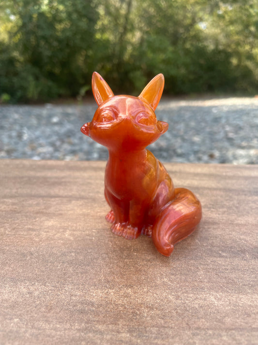 Sitting Fire Fox