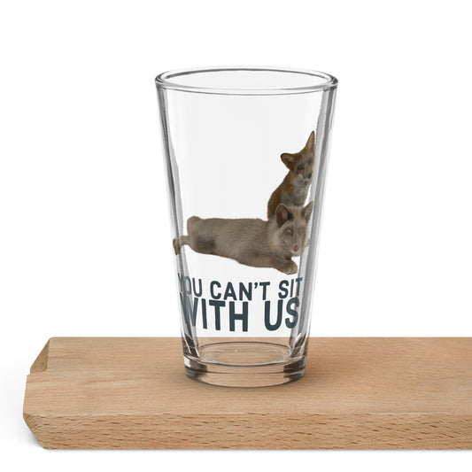 Shaker pint glass